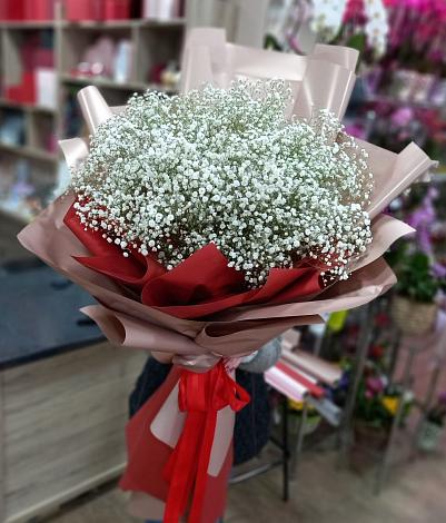 Букет цветов из: Гипсофила в Джуце